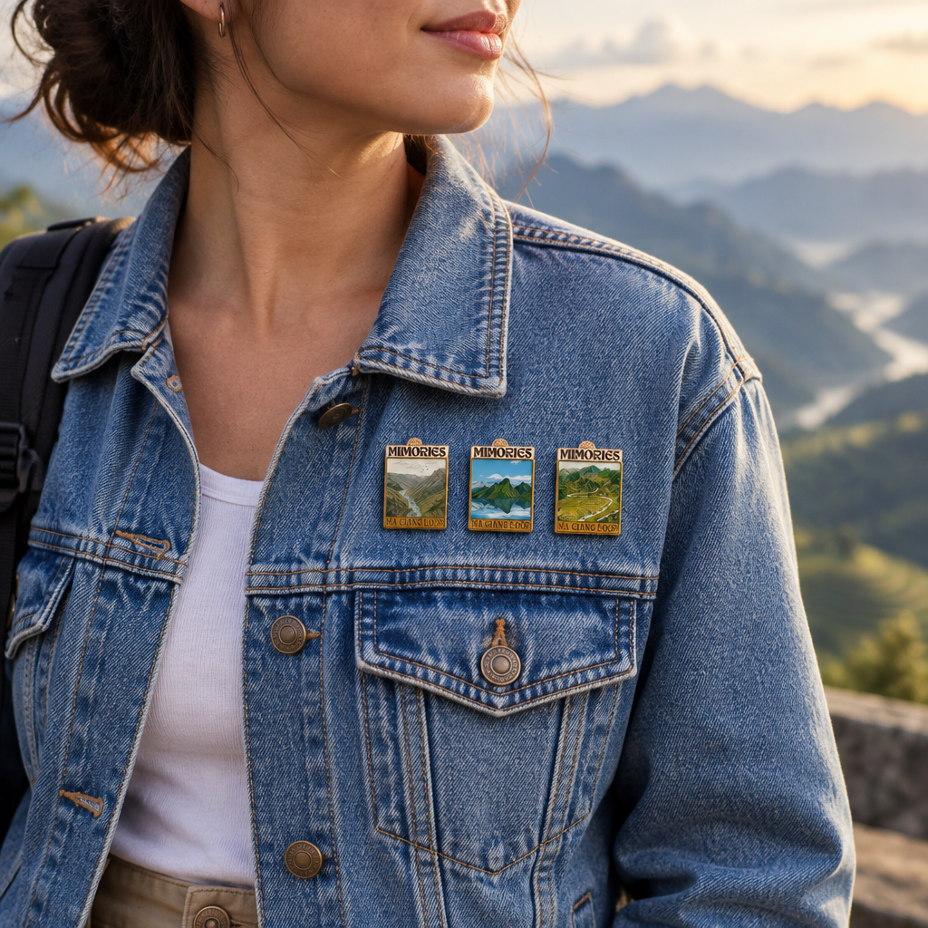 Pack 3 Pin's - Collection Ha Giang Loop