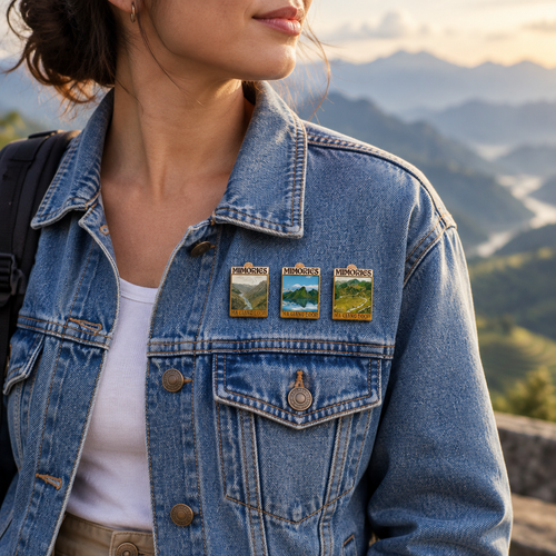 Pack of 3 Pins - Ha Giang Loop Collection