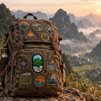 Patch Thermocollant "L'ombre des Géants" - Collection Ha Giang Loop