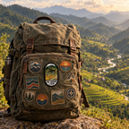 Patch Thermocollant "Rizières & Montagnes" - Collection Ha Giang Loop