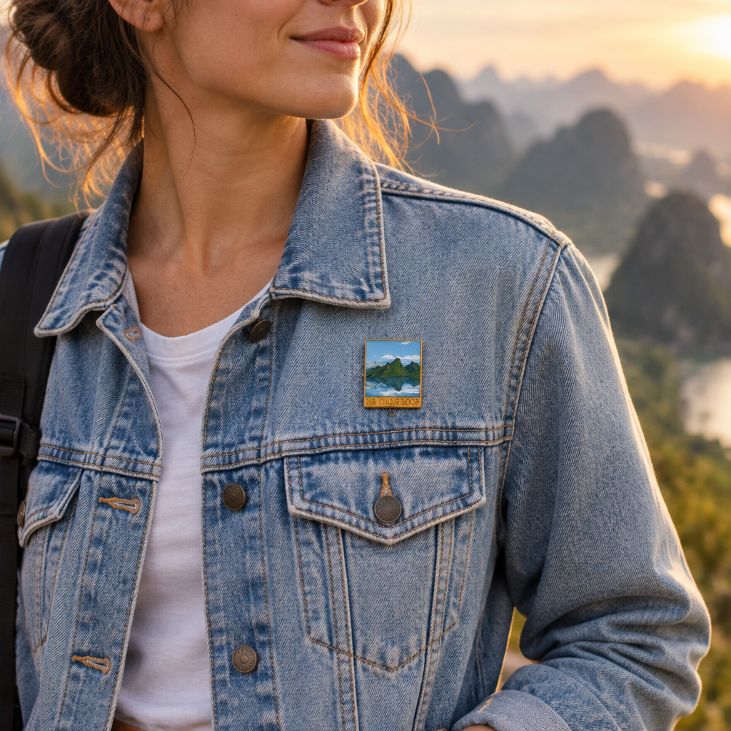 Pins "L'ombre des Géants" - Collection Ha Giang Loop